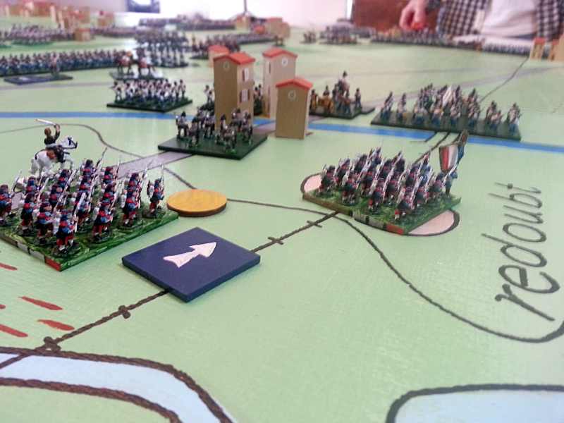( I was playing Napoleon III, and tried to coordonate my attack with Mac Mahon and Espinasse. This redoubt was taken, and lost many times ! )