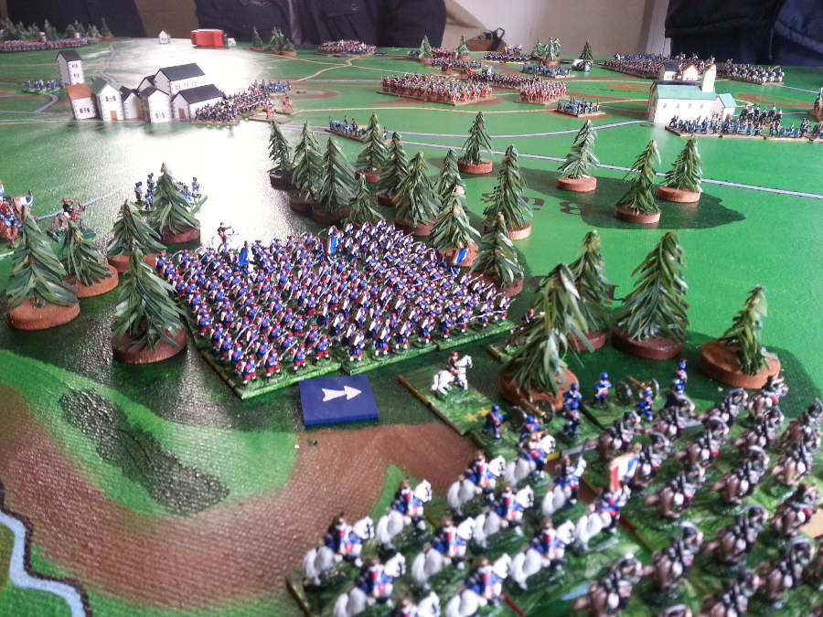 ( New french infantry came to cover, releasing the first ones )